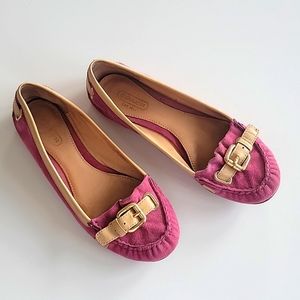 Coach suede loafers
